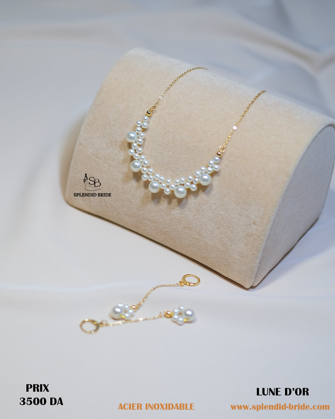 Parure Lune d'or