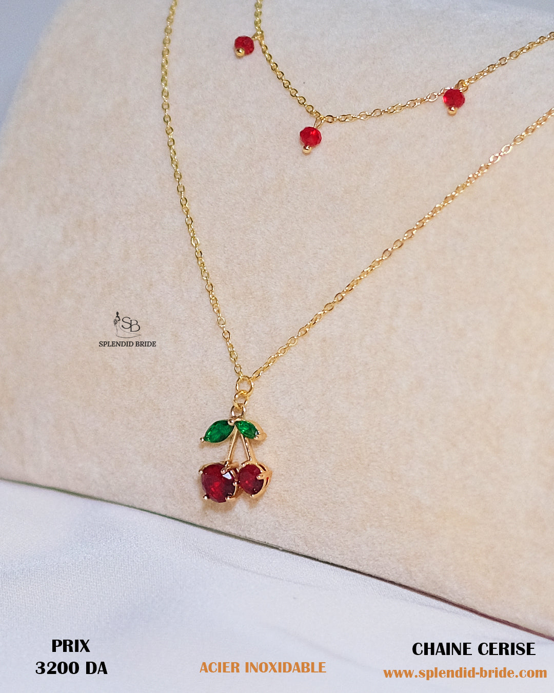 Chaine cerise