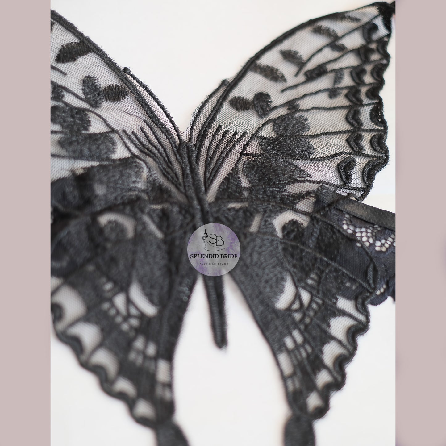 Deux pièces dentelle papillon