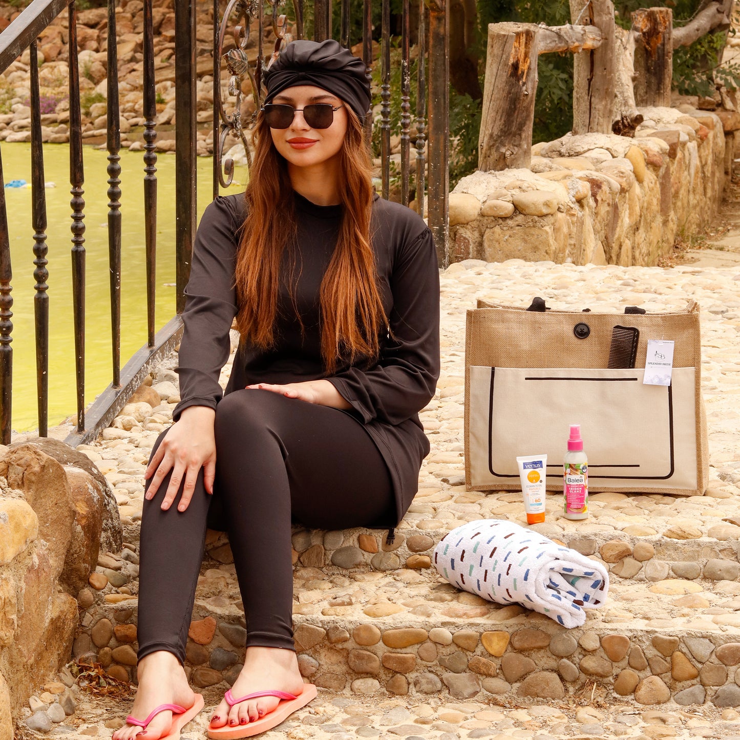 Burkini 3 pièces Noir