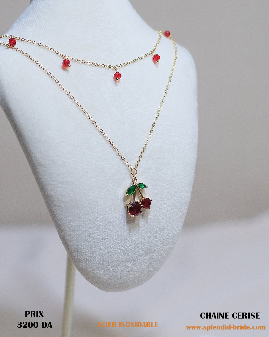Chaine cerise