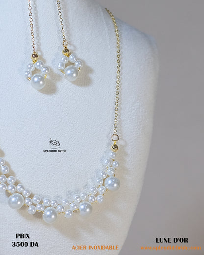 Parure Lune d'or