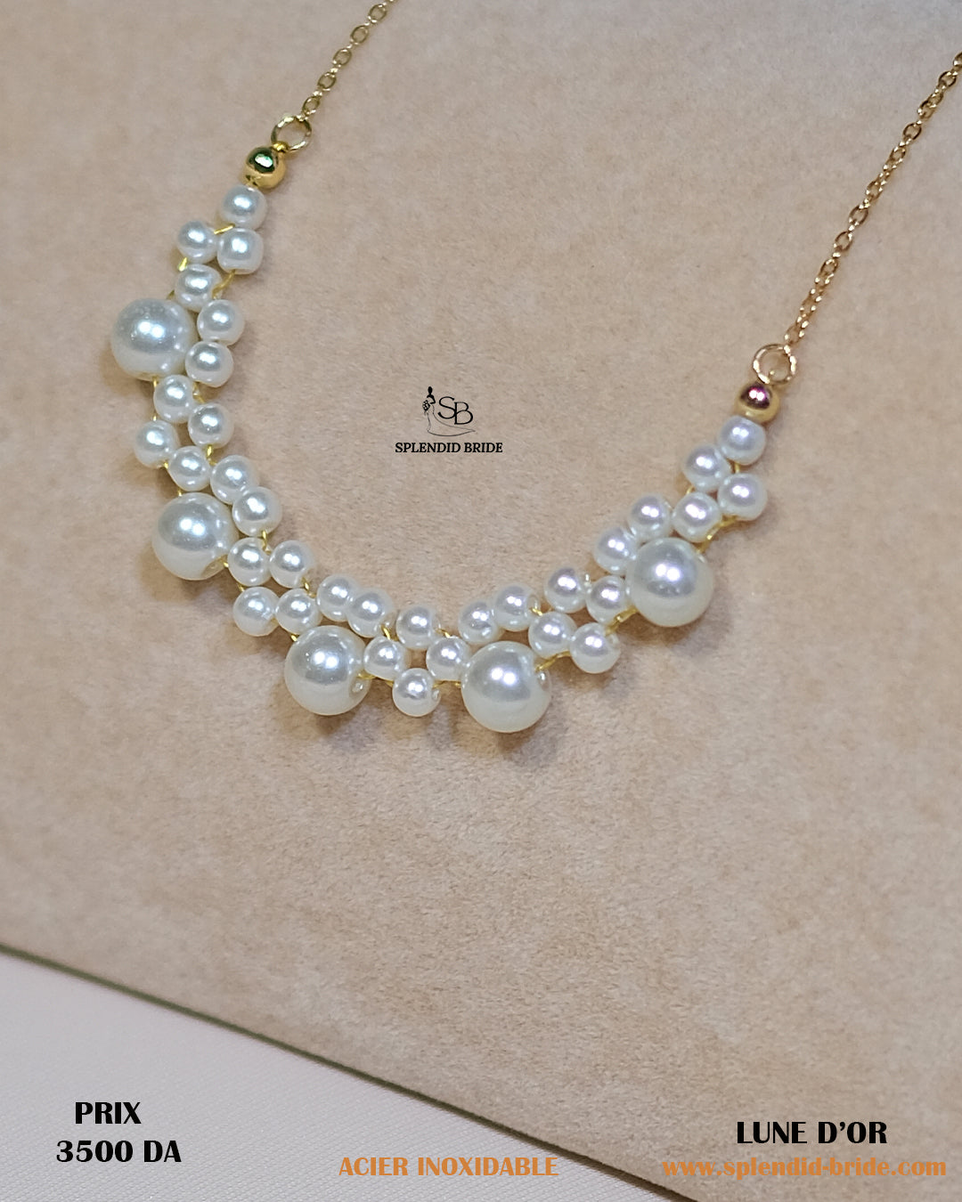 Parure Lune d'or