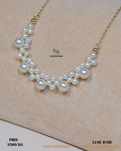 Parure Lune d'or