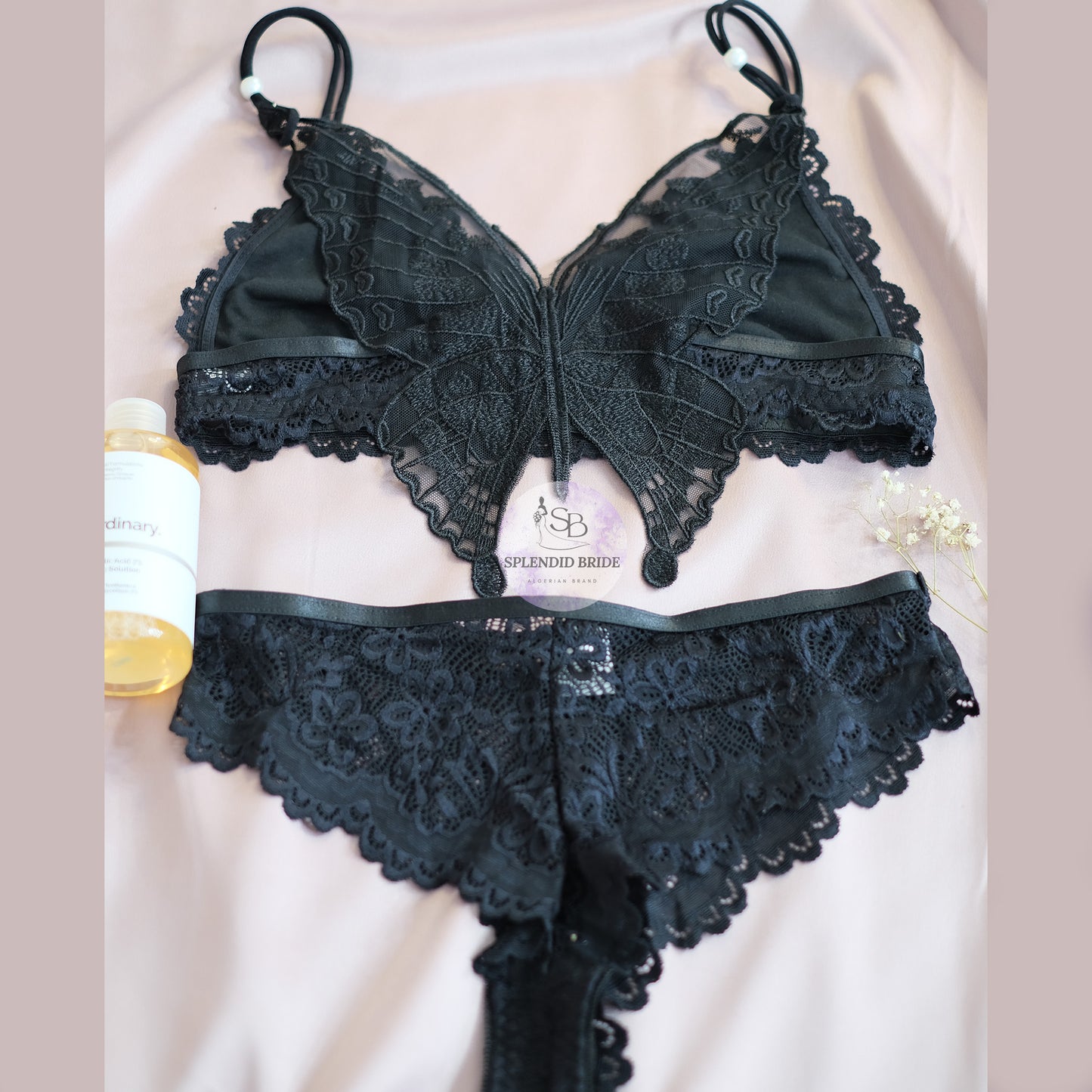 Deux pièces dentelle papillon