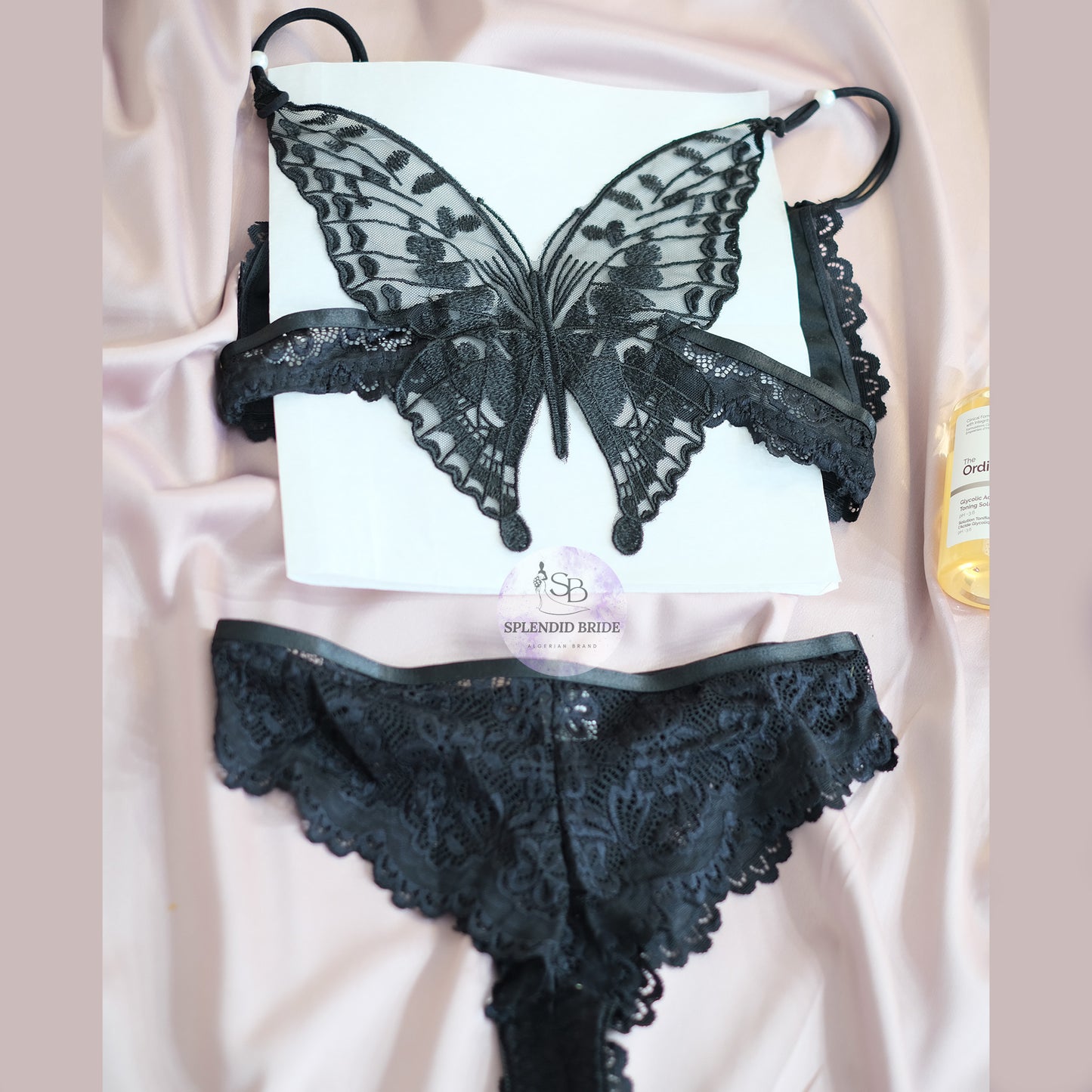 Deux pièces dentelle papillon