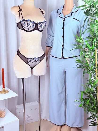 Pyjama + deux pièces bleu