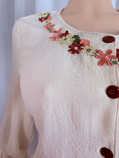 Pyjama à fleur rouge