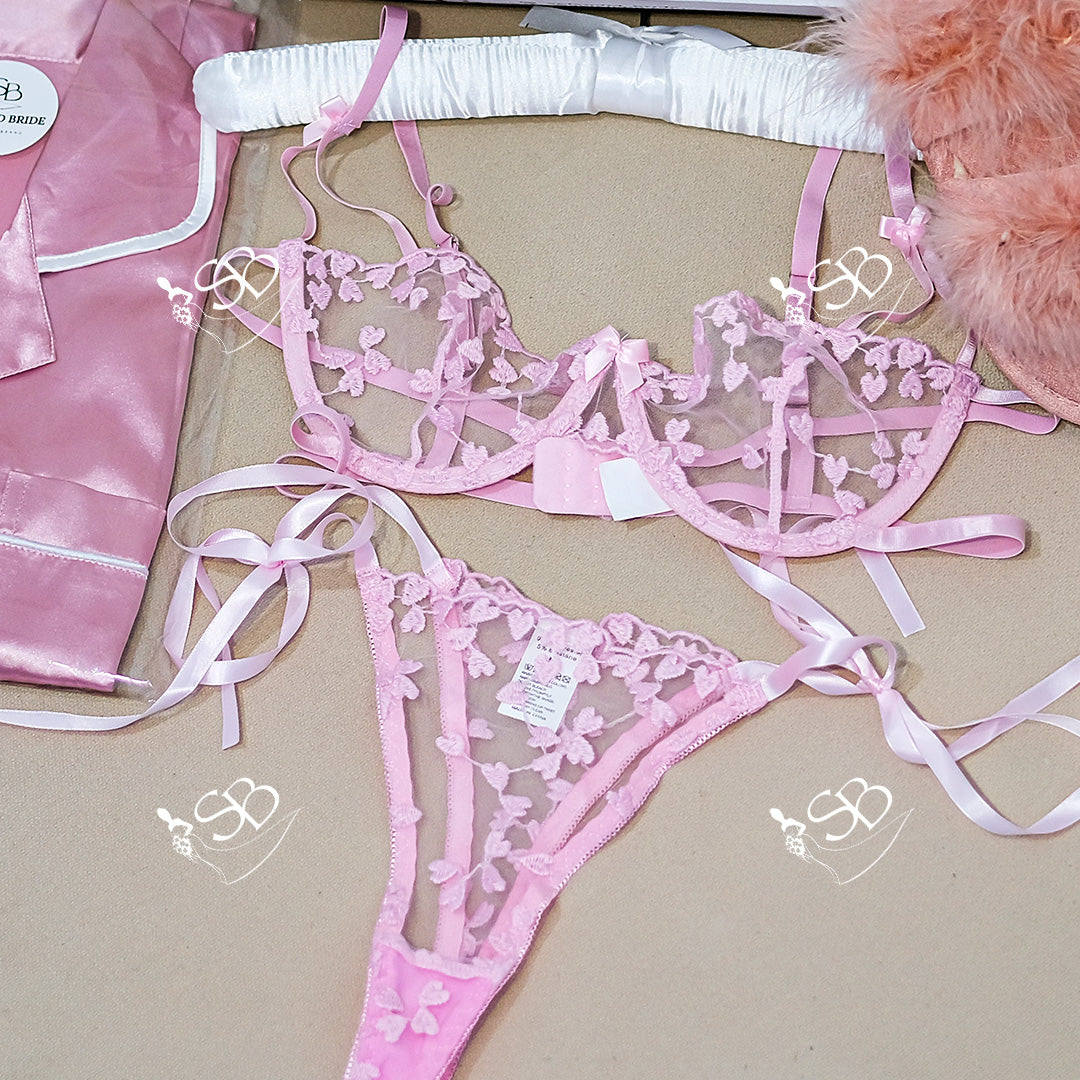 Pack Satin en Rose