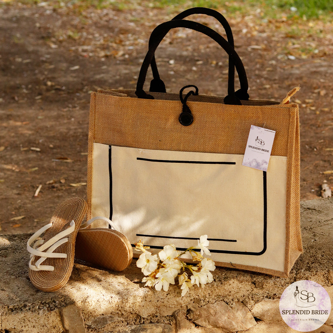 PACK Beige (sac + claquette)