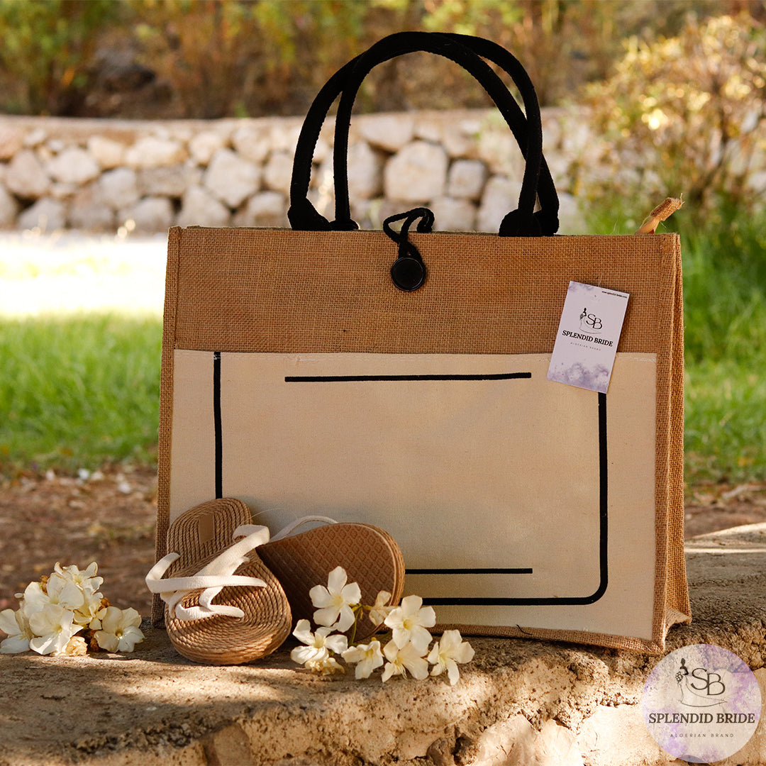 PACK Beige (sac + claquette)
