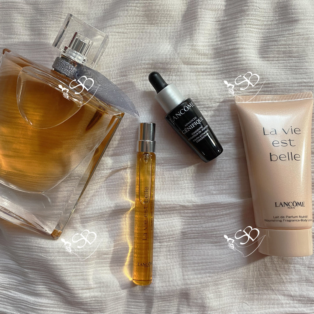 Coffret original Lancôme La Vie Est Belle.